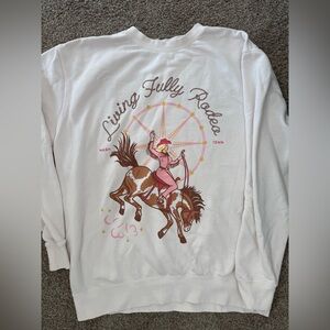 Living Fully Co. Rodeo crewneck sweatshirt